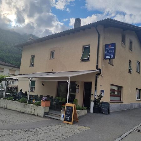 Malvaglia Ristorante Pizzeria Al Posta, Con Alogio酒店 外观 照片